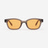 Rectangle Retro  Acetate Unisex Sunglasses 22A8004